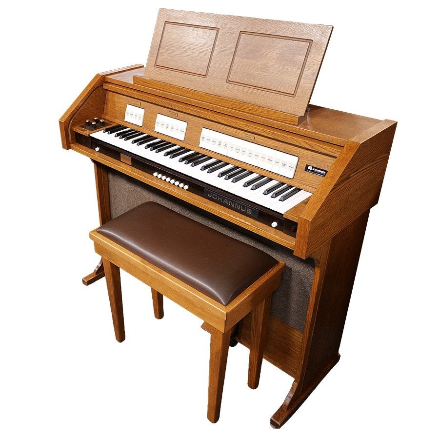 Johannus Opus 1 - Occasion Donker Eiken, Muziek en Instrumenten, Gebruikt, 1 klavier, Ophalen of Verzenden, Orgel