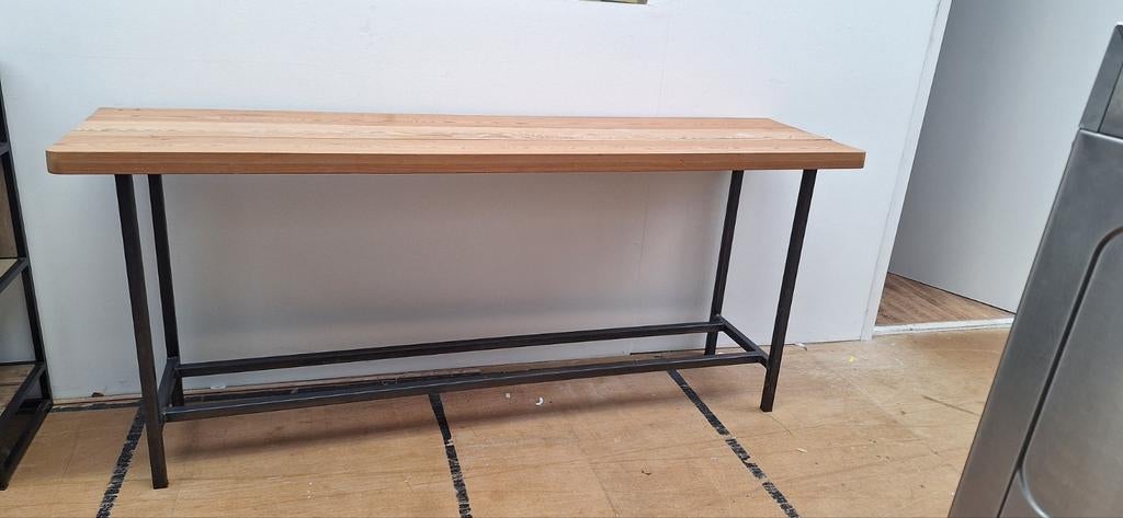 Grote Side Table - Winkelpresentatie - 200x52x88 cm, Gebruikt, 200 cm of meer, Industrieel, Rechthoekig