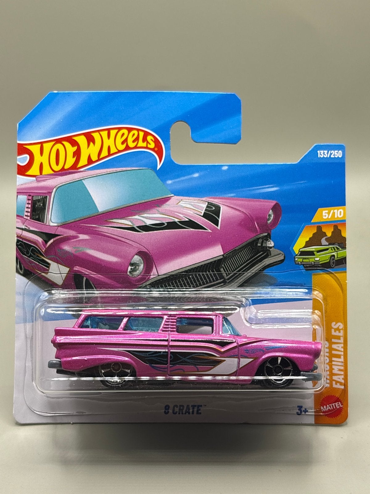 Hot Wheels 2026 '59 Chevy Wagon Roze - Nieuw in verpakking, Auto, Nieuw, Ophalen of Verzenden, Mattel
