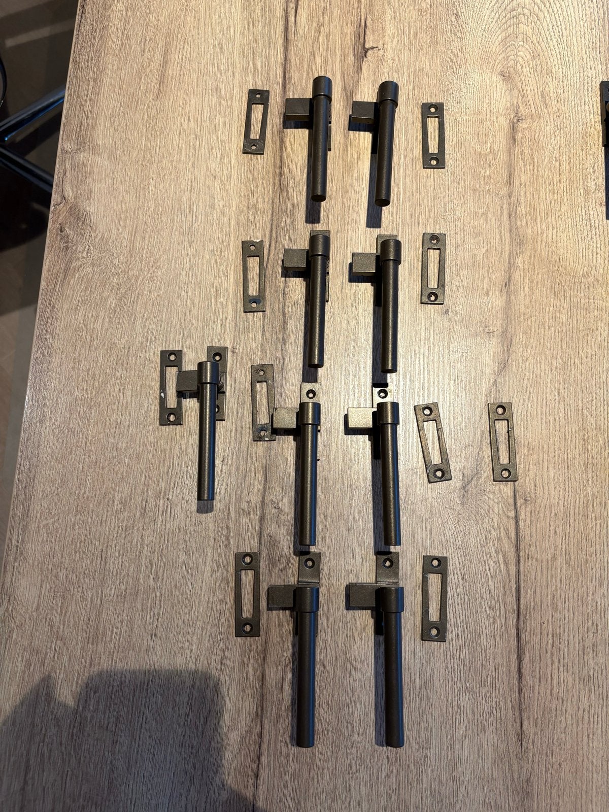 9 x Formani One Piet Boon Bronzen Raamboompje Links, Ophalen, Zo goed als nieuw, Overige materialen, Klink of Kruk