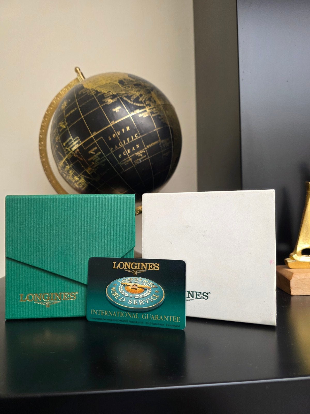 Longines horlogedoos met garantiekaart, Sieraden, Tassen en Uiterlijk, Overige Accessoires, Info@longines.com, Longines, Ophalen of Verzenden