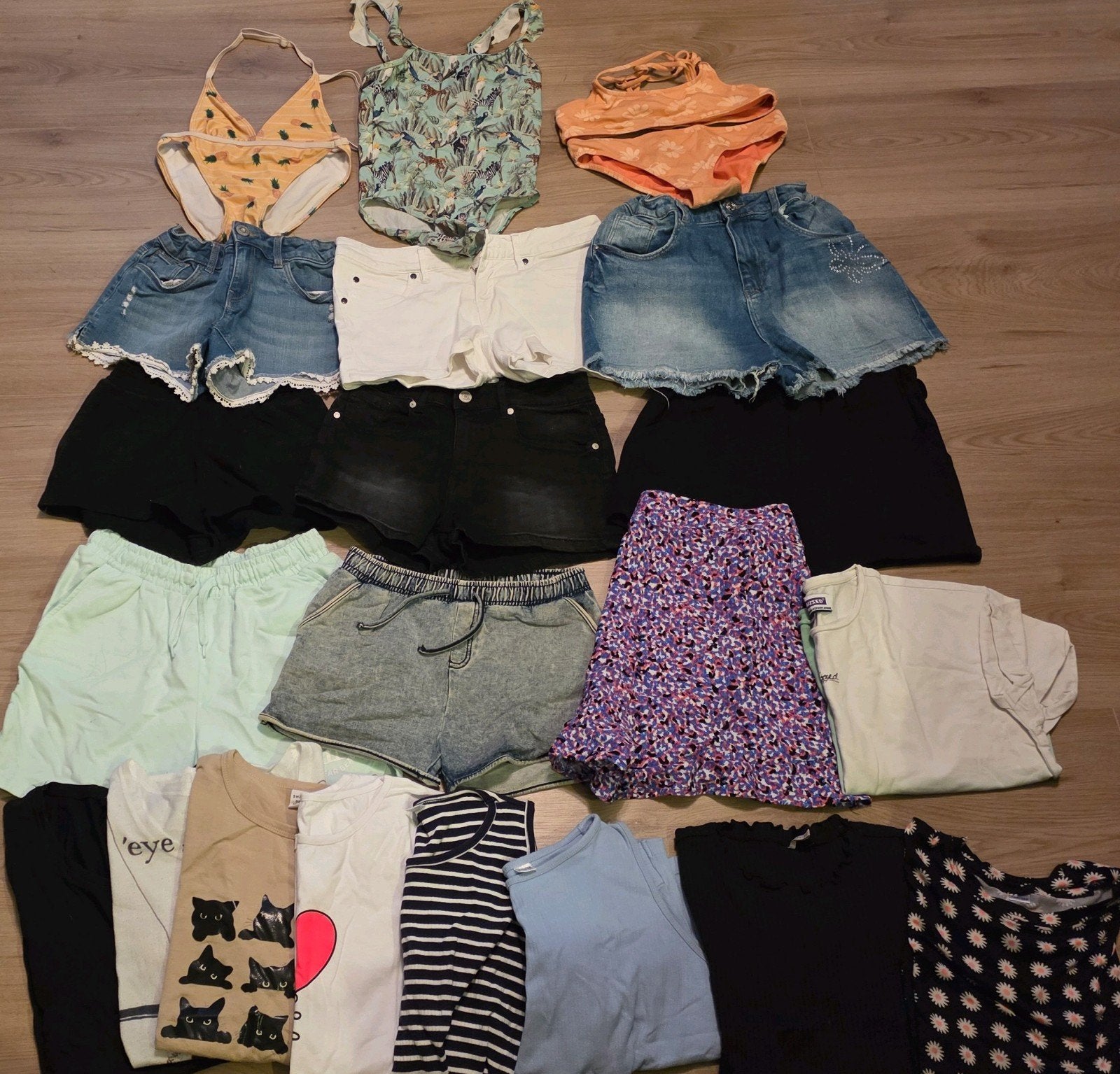 Meisjes  zomer kleding pakket 140 tm 164 in 1 koop, Ophalen of Verzenden, Zo goed als nieuw, Overige maten