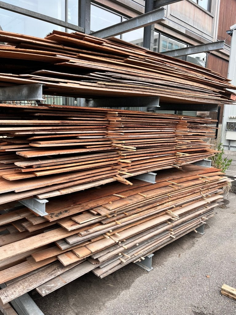 hardhouten planken, Ophalen, Gebruikt, 250 cm of meer, Planken