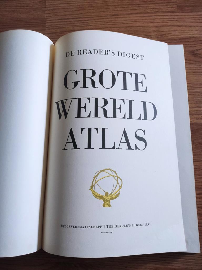 Grote Wereld Atlas - Reader's Digest, Boeken, Atlassen en Landkaarten, Gelezen, Overige atlassen, Wereld, 1800 tot 2000, Ophalen