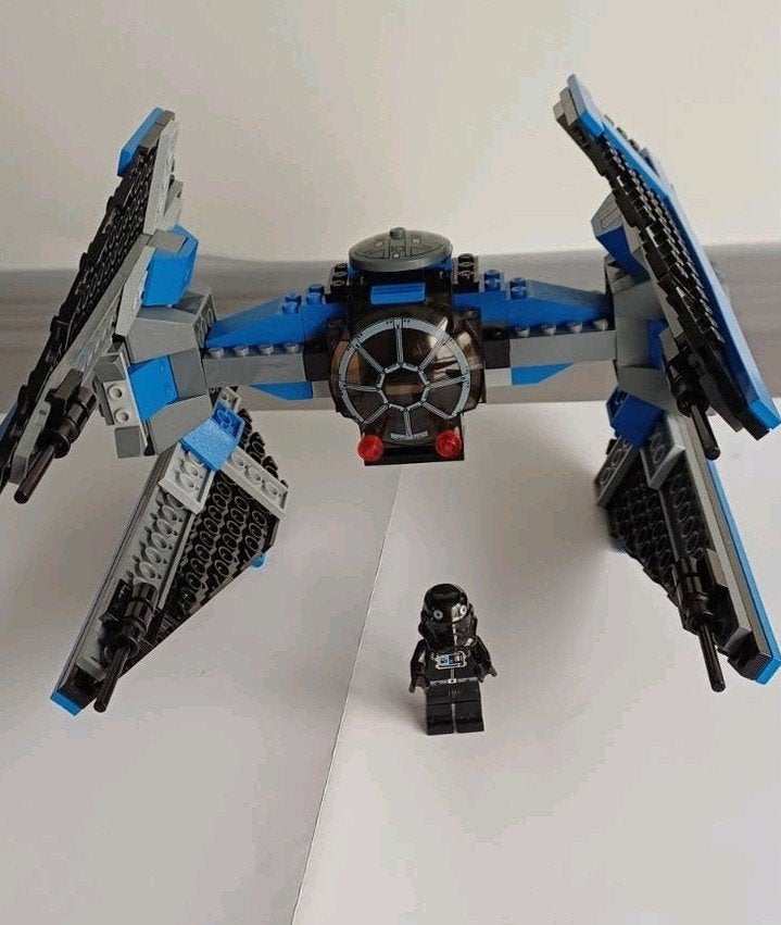 LEGO Star Wars TIE Interceptor 6206 met minifiguur, Verzamelen, Star Wars, Ophalen of Verzenden, Zo goed als nieuw, Actiefiguurtje