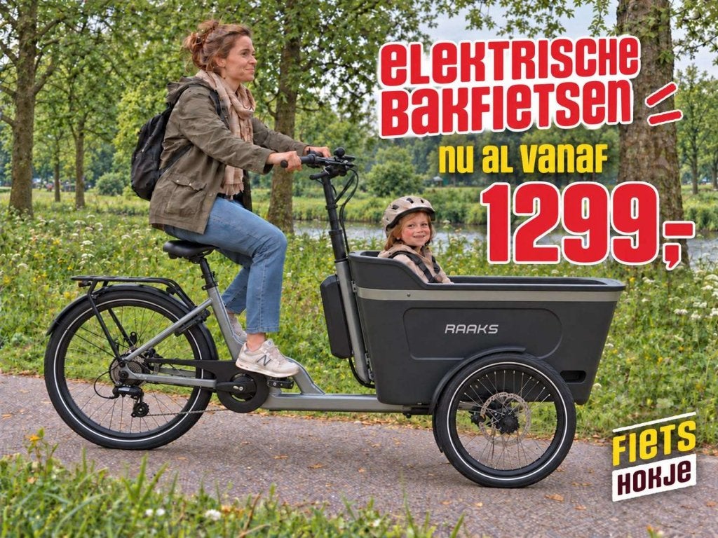 MEGA DUMP Elektrische bakfiets nu al vanaf 1299,-  NIEUW!