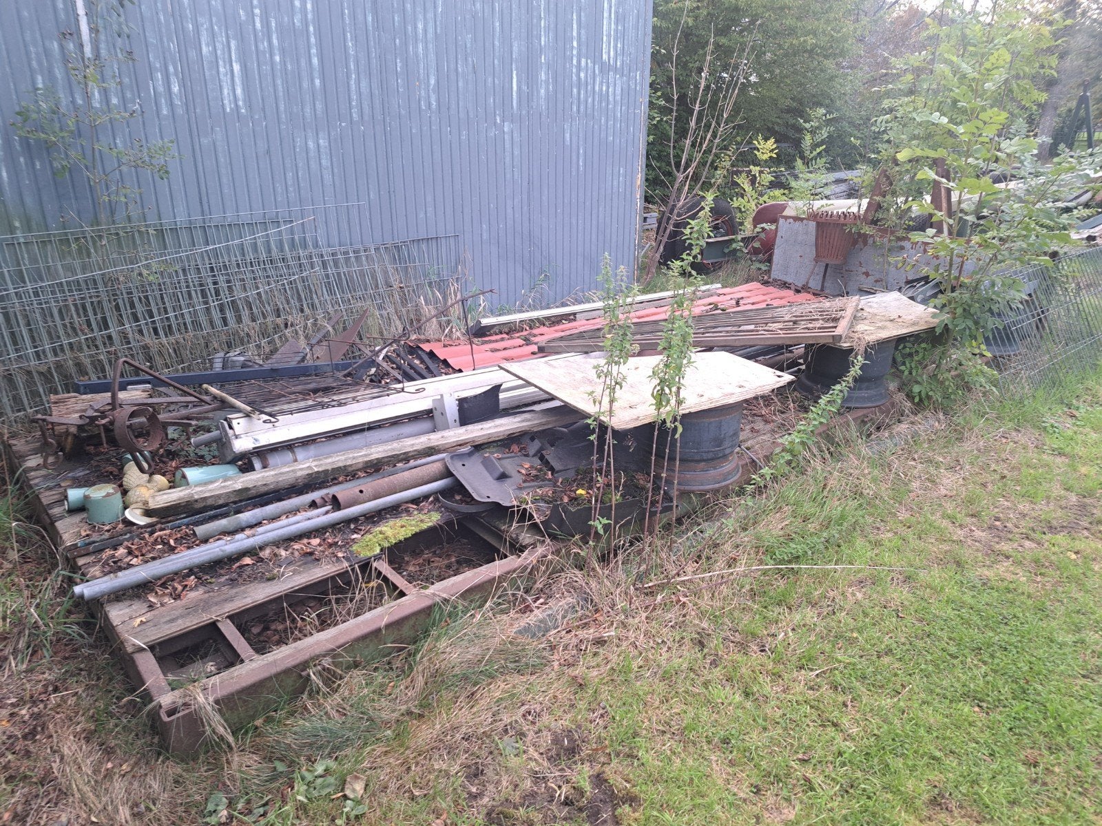 Laadplateau haakarm 6,1m x 2.35m container nch, Ophalen, Gebruikt