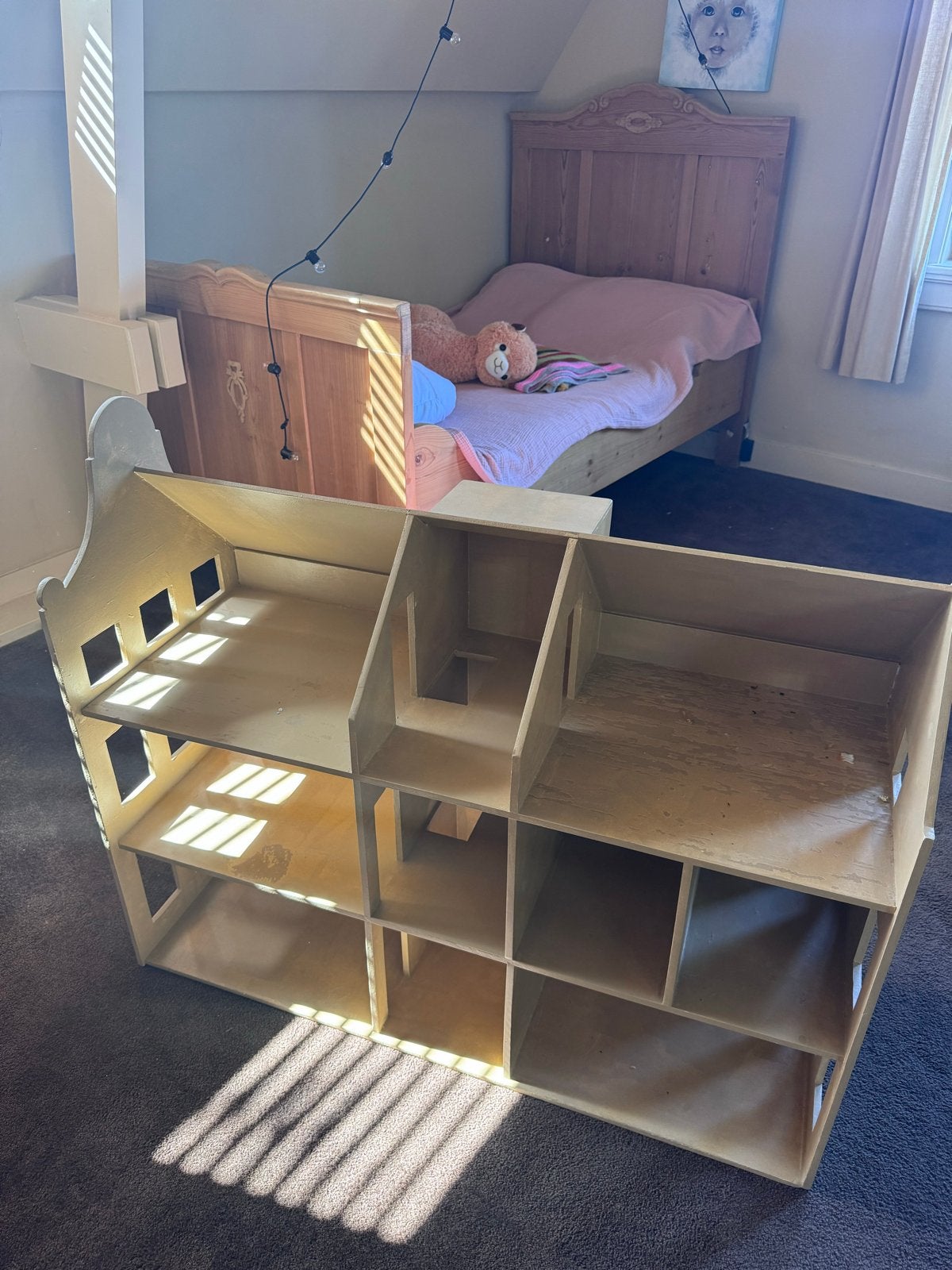 Groot poppenhuis (opknapper), Verzamelen, Poppenhuizen en Toebehoren, Ophalen, Gebruikt, Poppenhuis