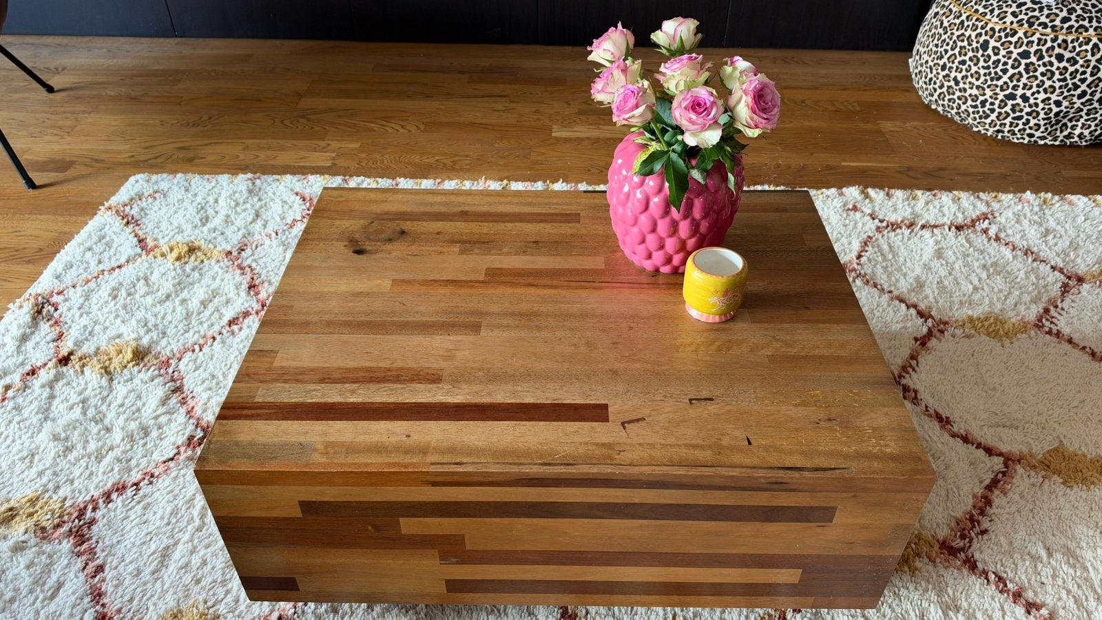 Linteloo salontafel Aulia 60x80, Ophalen, Gebruikt, 50 tot 100 cm, 50 tot 100 cm