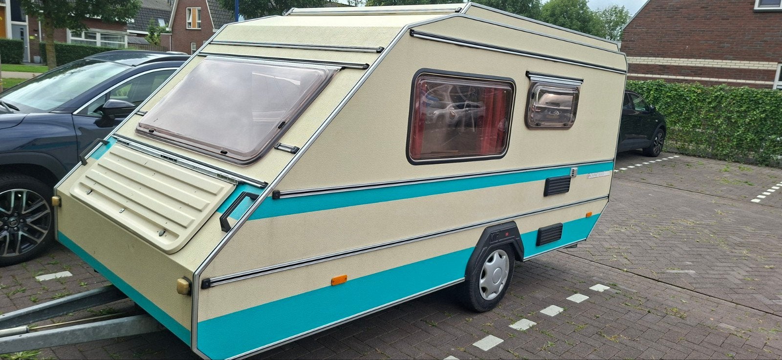 Kip kompakt kk400 1984, Caravans en Kamperen, Rondzit, Kip, Omvormbare zithoek, Openslaande ramen