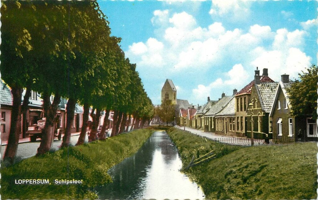 378-375-049 Loppersum Schipsloot, Verzenden, Voor 1920, Groningen