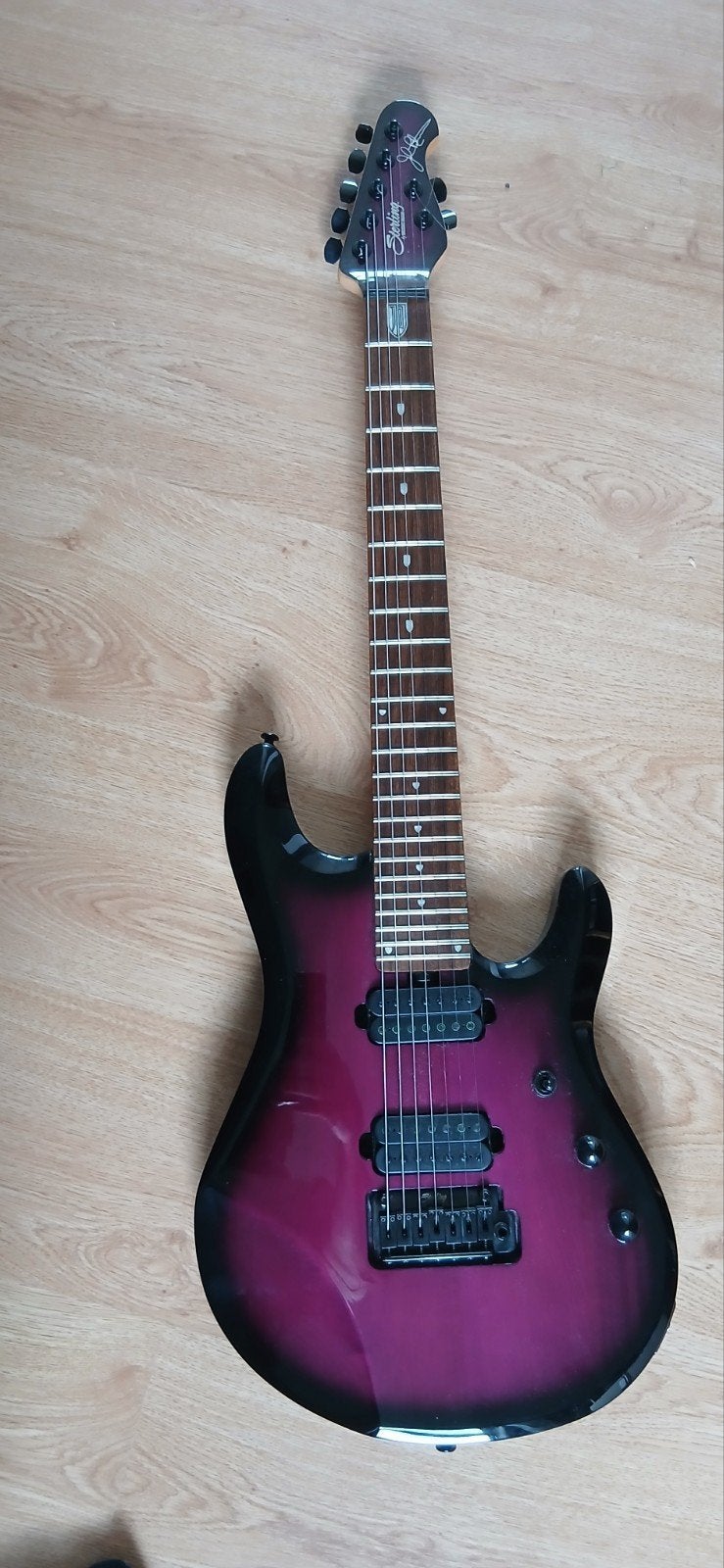 Sterling JP7 by Music Man 7-snarige gitaar, Muziek en Instrumenten, Ophalen, Gebruikt, Solid body, Overige merken