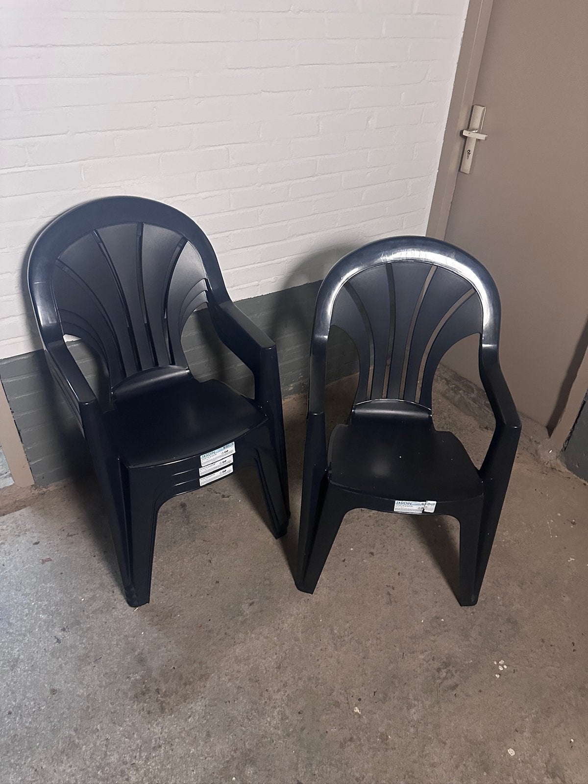 Kuip/tuin stoelen, Tuin en Terras, Tuinstoelen, Ophalen, Gebruikt, Kunststof