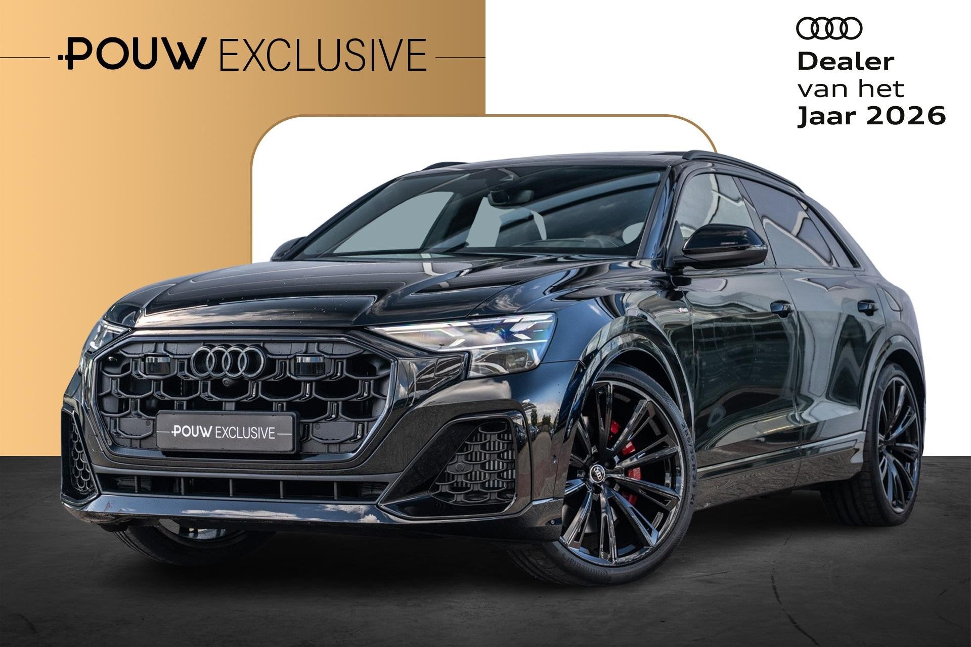Audi Q8 60 TFSIe 490pk quattro Pro Line S Competition | Pano, Auto's, Automaat, Gebruikt, 2995 cc, Q8