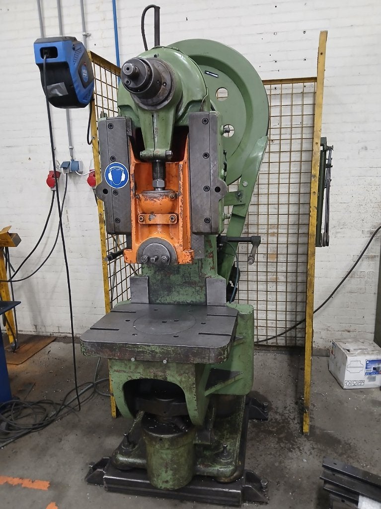 excenterpers 45 ton, Ophalen, Gebruikt
