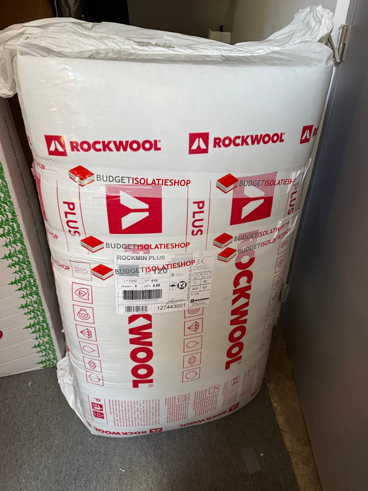 Isolatiemateriaal: Rockwool en Akono Base (2 types), Ophalen, Steenwol, Muurisolatie, 8 tot 12 cm
