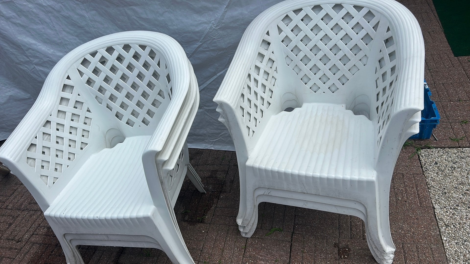 Gratis Tuinstoelen ophalen!, Ophalen of Verzenden, Zo goed als nieuw, Kunststof