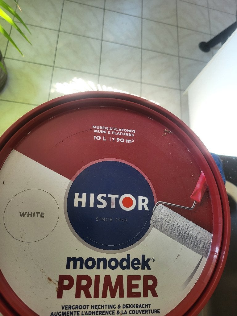 Verf Histor monodek primer wit, Ophalen, Wit, Nieuw, Verf