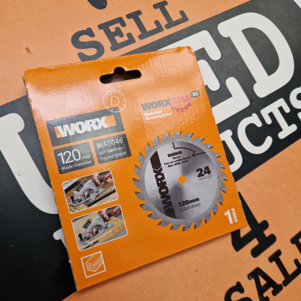 Worx cirkelzaagblad WA5046 TCT 120mm 24T - NEW, Doe-het-zelf en Verbouw, Gereedschap | Zaagmachines, Nieuw