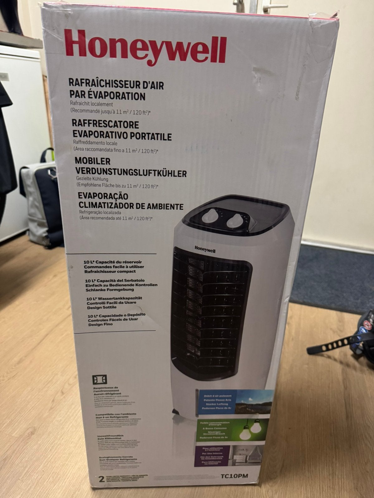 Honeywell Aircooler, Ophalen, Gebruikt, Minder dan 60 m³, 3 snelheden of meer