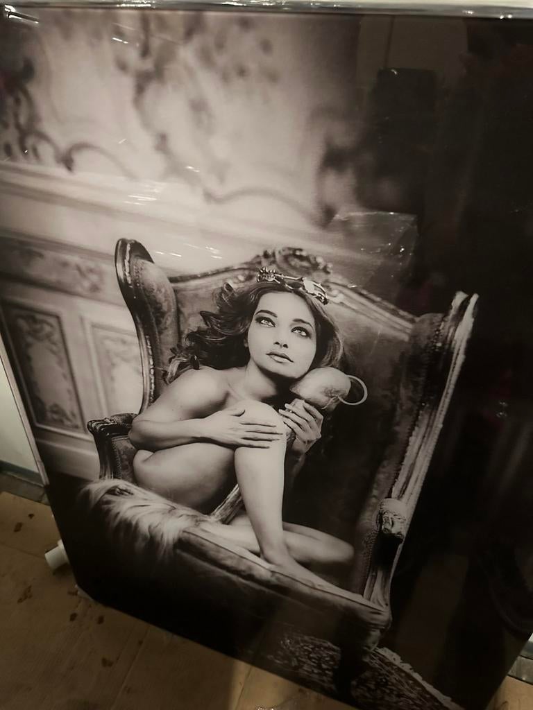 Schilderij vrouw, Antiek en Kunst, Kunst | Tekeningen en Foto's, Ophalen