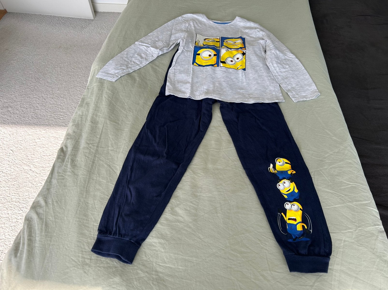Minions pyjama maat 128, Ophalen of Verzenden, Gebruikt, Jongen, Nacht- of Onderkleding