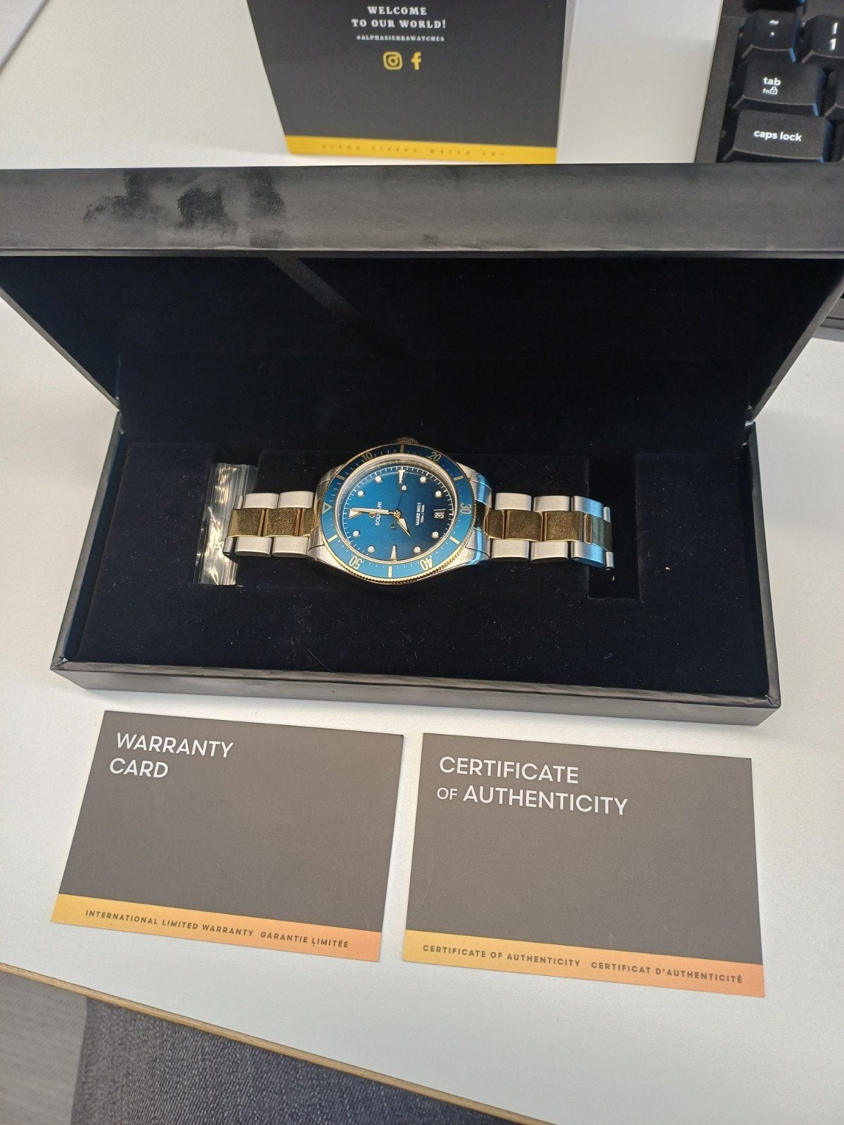 Solmani Mare No.1 Polshorloge - Nieuw in doos, Sieraden, Tassen en Uiterlijk, Horloges | Heren, Ophalen of Verzenden