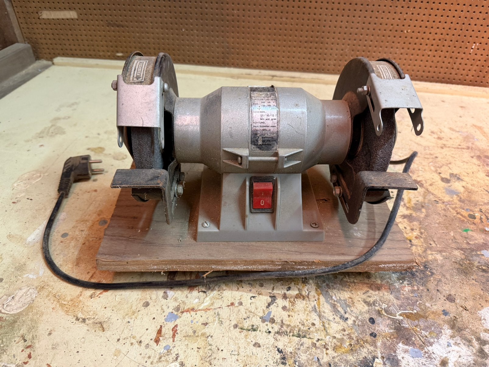 T.I.P. Tafelslijpmachine / Doppelschleifer WS 125-16S (260W), Ophalen, Gebruikt, Minder dan 700 watt, Werkbankslijpmachine