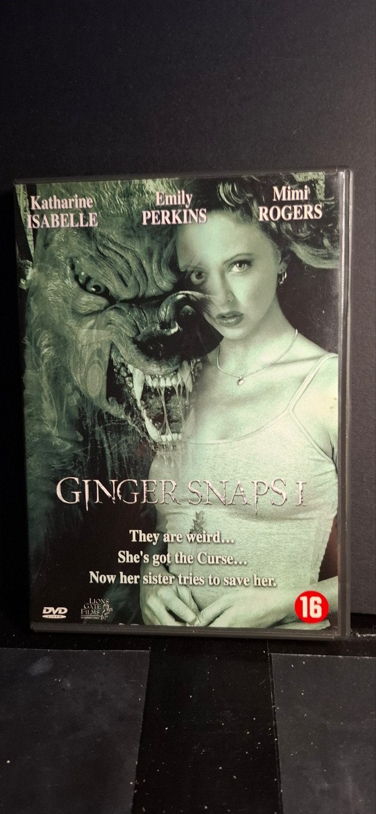 Ginger Snaps (DVD) - Horrorfilm over weerwolven, Vanaf 16 jaar, Ophalen of Verzenden, Weerwolven, Gebruikt