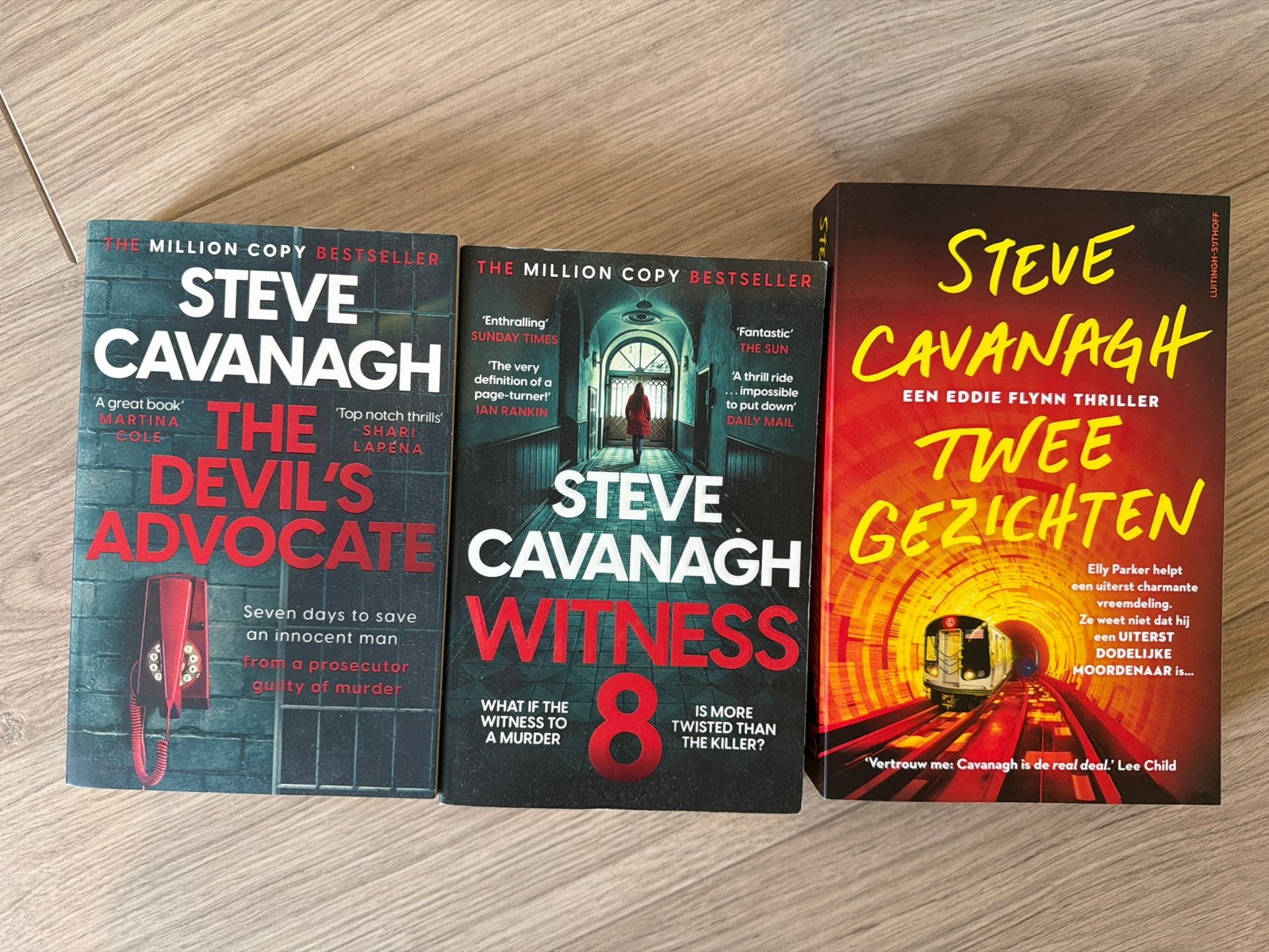 Steve Cavanagh Thriller Boeken - 3-delige set, Ophalen of Verzenden, Gelezen, Wereld overig