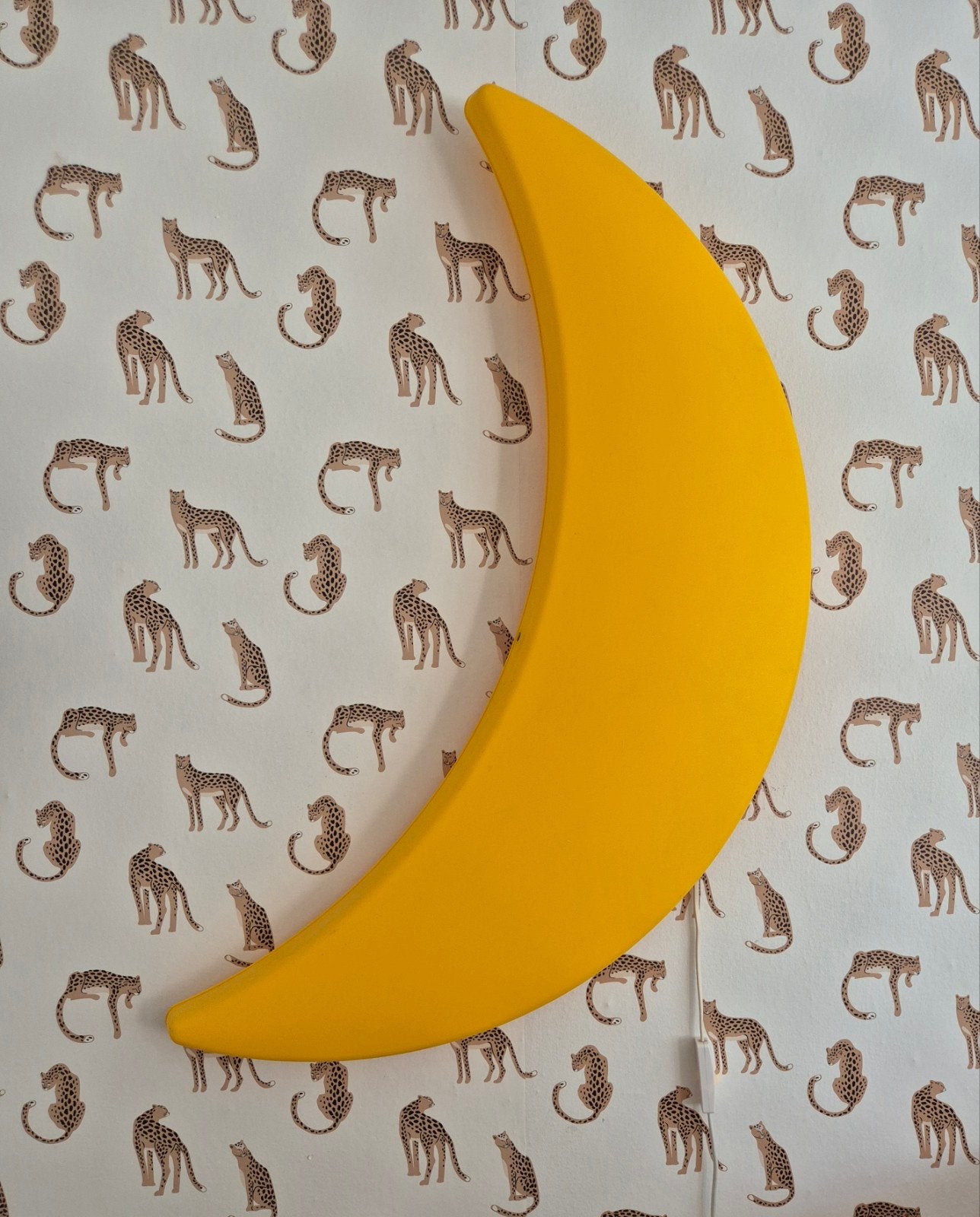 Vintage Ikea Smila Mane XXL Maanlamp - ca. 1 meter hoog, Ophalen, Kunststof, Gebruikt, IKEA