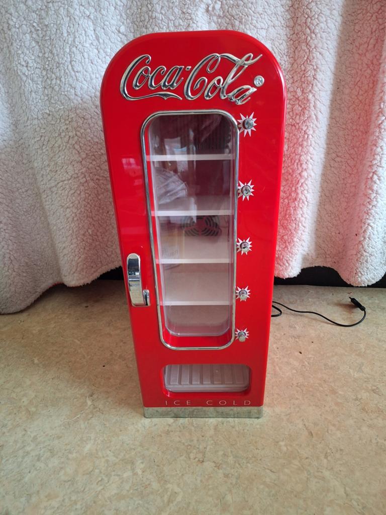 Coca Cola Vintage Coca-Cola Mini Koelkast 10 Blikjes, Ophalen of Verzenden, Minder dan 75 liter, Zonder vriesvak, Gebruikt