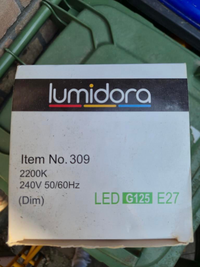 Lumidora LED G125 E27 Dimbaar Lamp - 2200K, Led-lamp, Minder dan 30 watt, Modern, Sfeervol, Nieuw