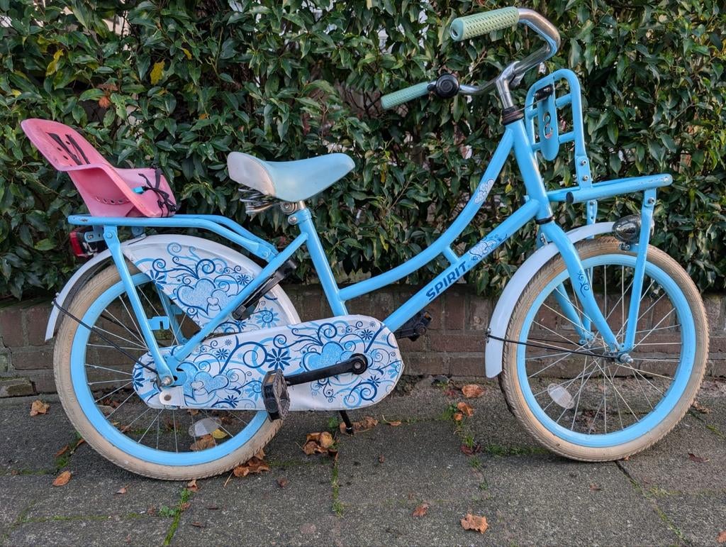 Spirit meisjesfiets 20 inch met slot, Fietsen en Brommers, Fietsen | Meisjes, Ophalen, Terugtraprem, Gebruikt, Spirit