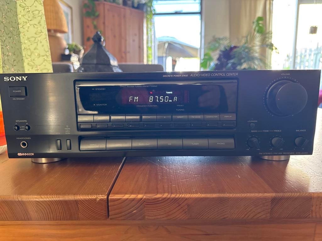 Sony STR-GX311 Stereo FM/AM Receiver, Ophalen, Gebruikt, 60 tot 120 watt, Sony