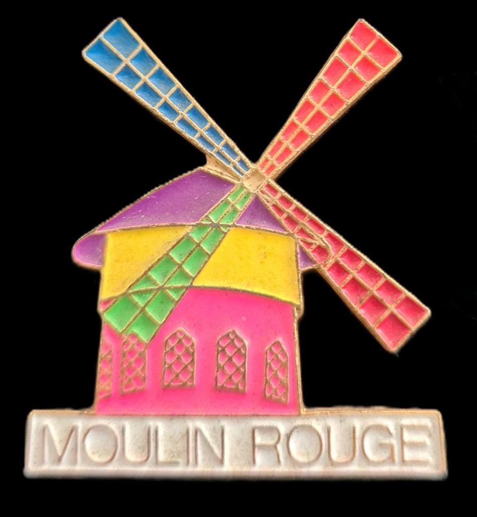 Moulin Rouge Paris pin- gelakt, Verzenden, Nieuw, Stad of Land, Speldje of Pin