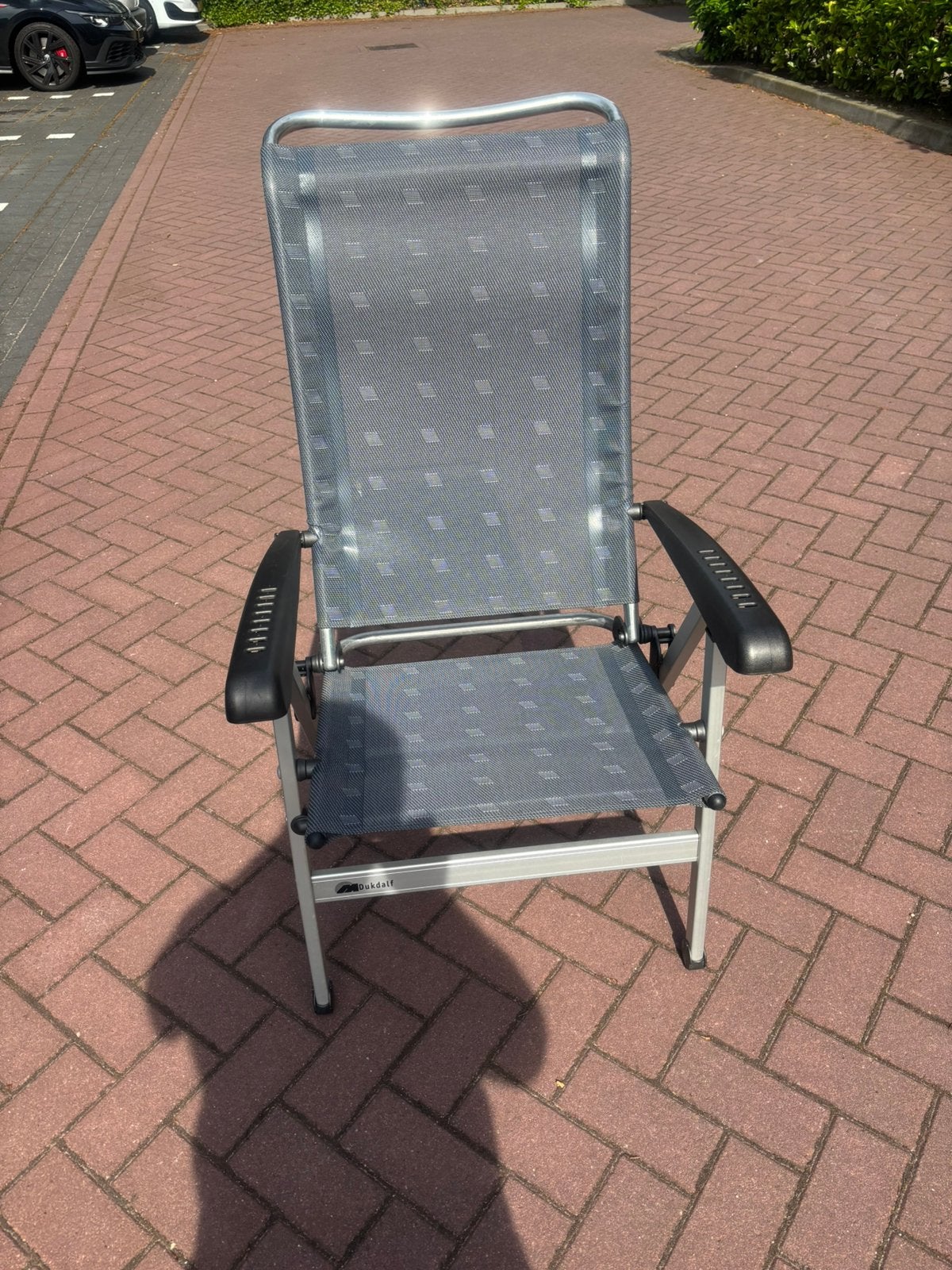 Dukalf lichtgewicht tuinstoel, Ophalen, Zo goed als nieuw, Campingstoel