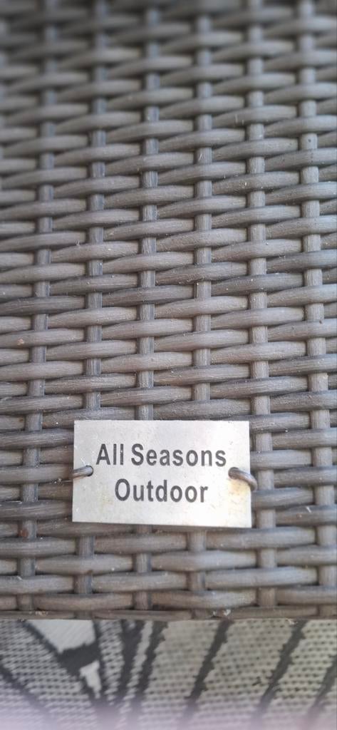 All Seasons Outdoor Tuinset - Loungeset Wicker, Ophalen, 4 zitplaatsen, Gebruikt, Loungeset