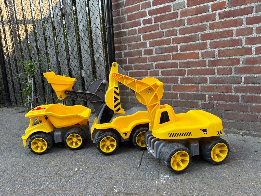 Speelgoed graafmachines BIG Power Worker, Ophalen, Zo goed als nieuw, Overige typen
