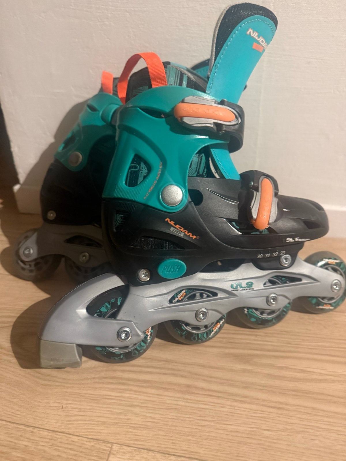 Nijdam Junior Verstelbare Inline Skates - Maat 30-33, Overige merken, Kinderen, Ophalen of Verzenden, Inline skates 4 wielen