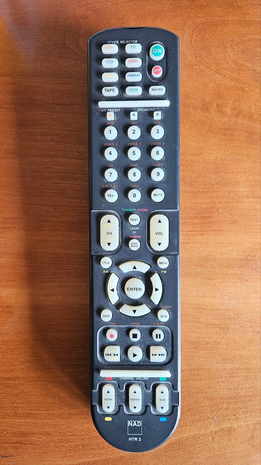 NAD HTR 2 Afstandsbediening - Universeel, Ophalen of Verzenden, Gebruikt, Universeel, Mediaspeler