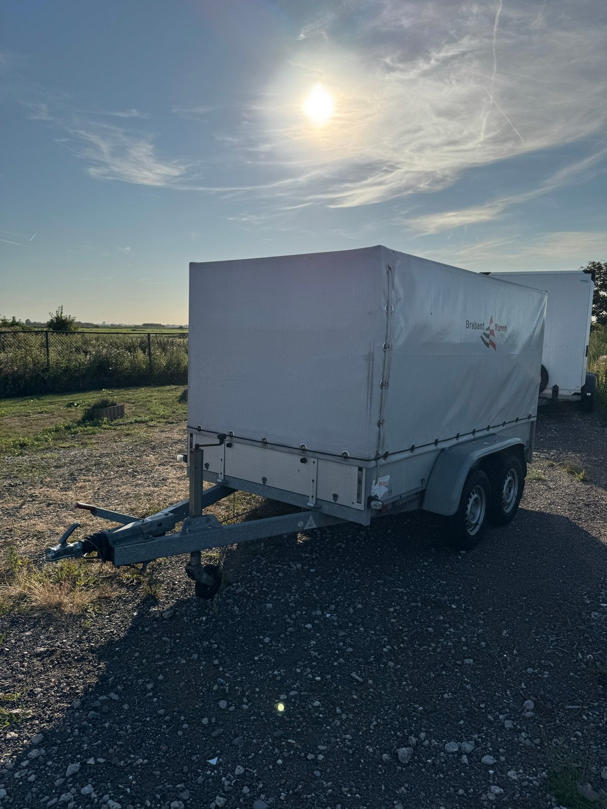 Anssems BSX 2000 Tandemas Aanhangwagen met Huif Btw kar, Ophalen, Gebruikt