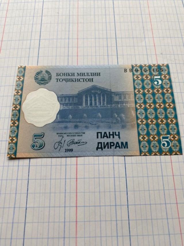 Tadzijkistan 1 Bankbiljet, Ophalen of Verzenden, Centraal-Azië, Los biljet