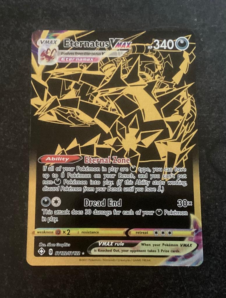 eternatus vmax, Hobby en Vrije tijd, Verzamelkaartspellen | Pokémon, Ophalen of Verzenden, Nieuw, Losse kaart