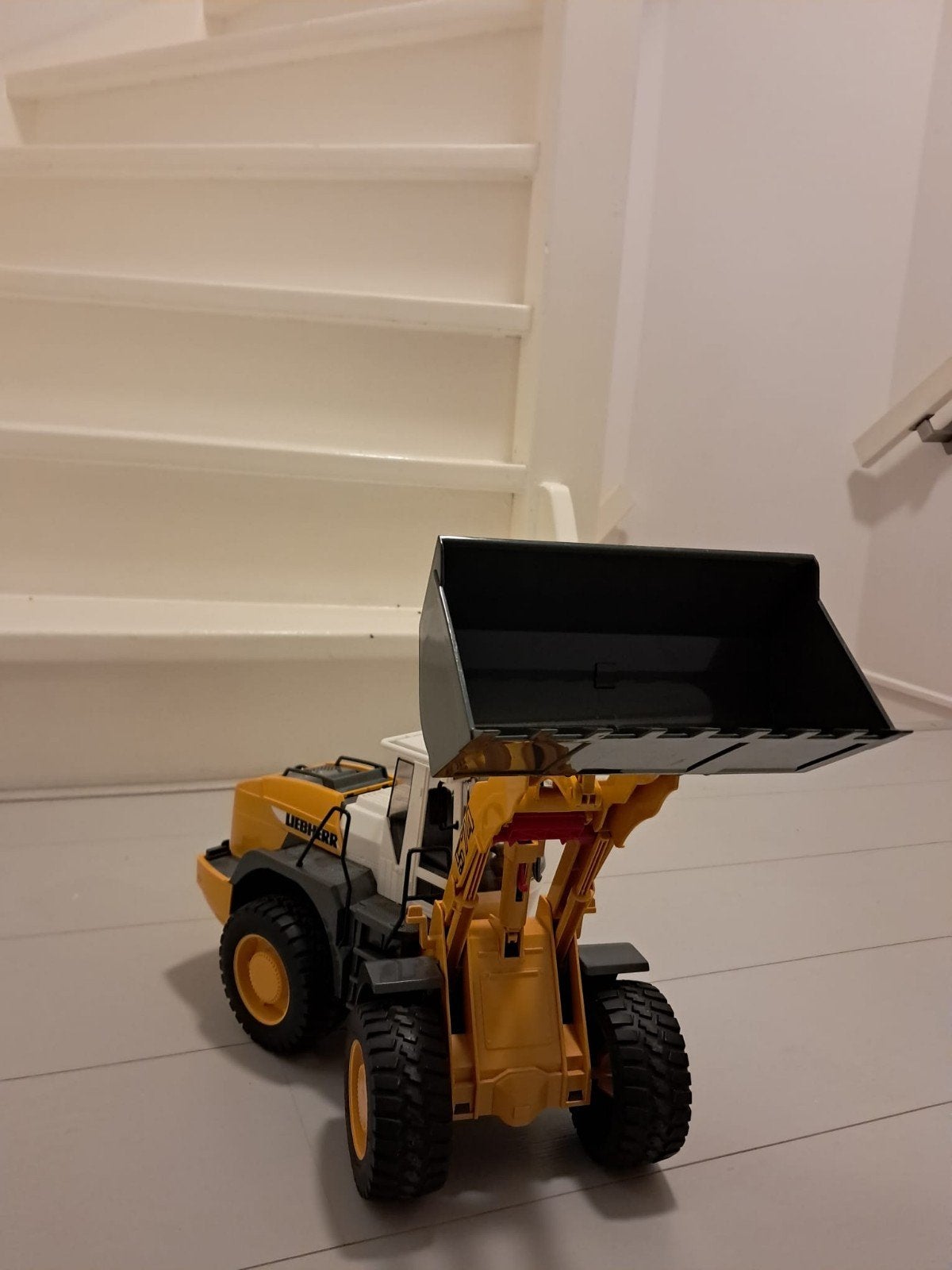 Bruder Liebherr L574 wiellader speelgoed, Ophalen of Verzenden, Gebruikt