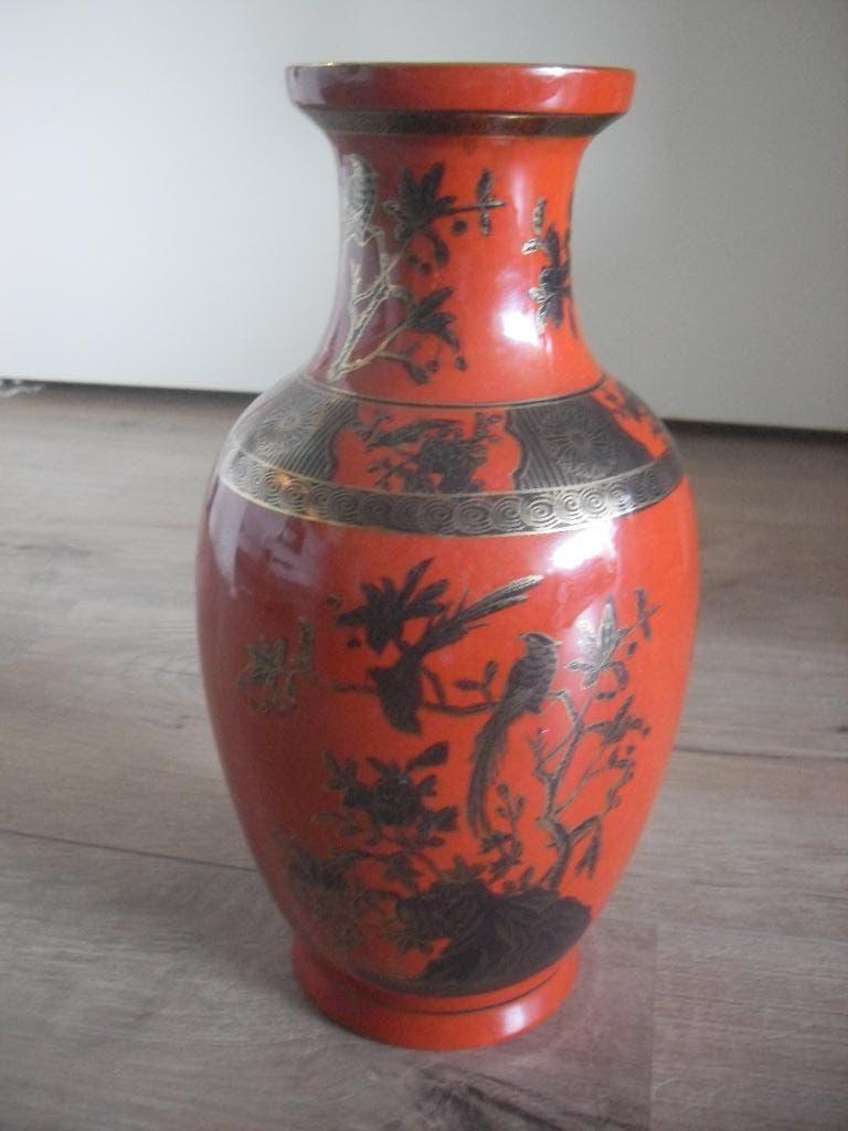 chinese qianlong vaas, Antiek en Kunst, Antiek | Porselein, Ophalen of Verzenden