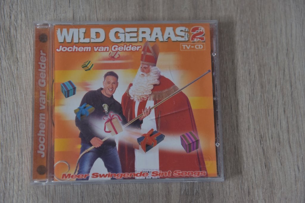 JOCHEM VAN GELDER -- WILD GERAAS 2 MEER SWINGENDE SINT SONGS, Cd's en Dvd's, Verzenden, Inclusief boekje, Zo goed als nieuw, Sinterklaas