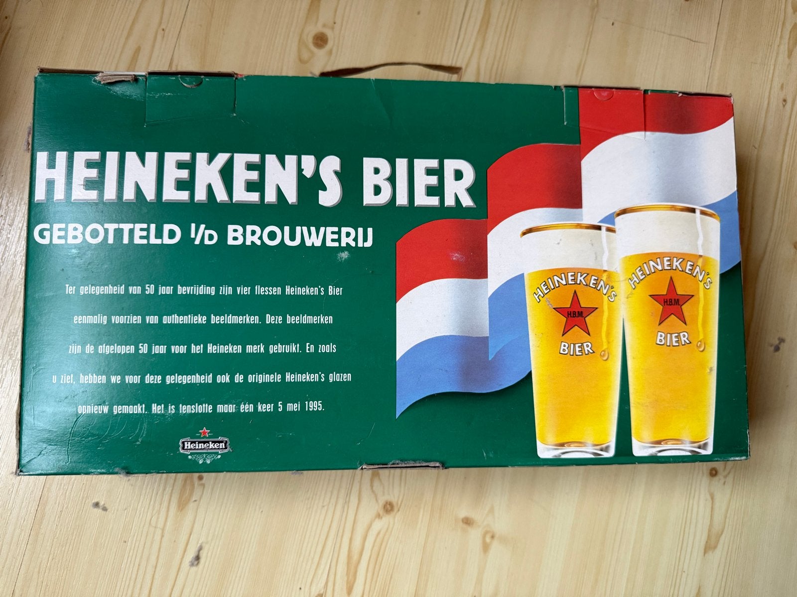 Heineken 50 Jaar Bevrijding Geschenkset (1995) Vintage item, Ophalen of Verzenden, Nieuw
