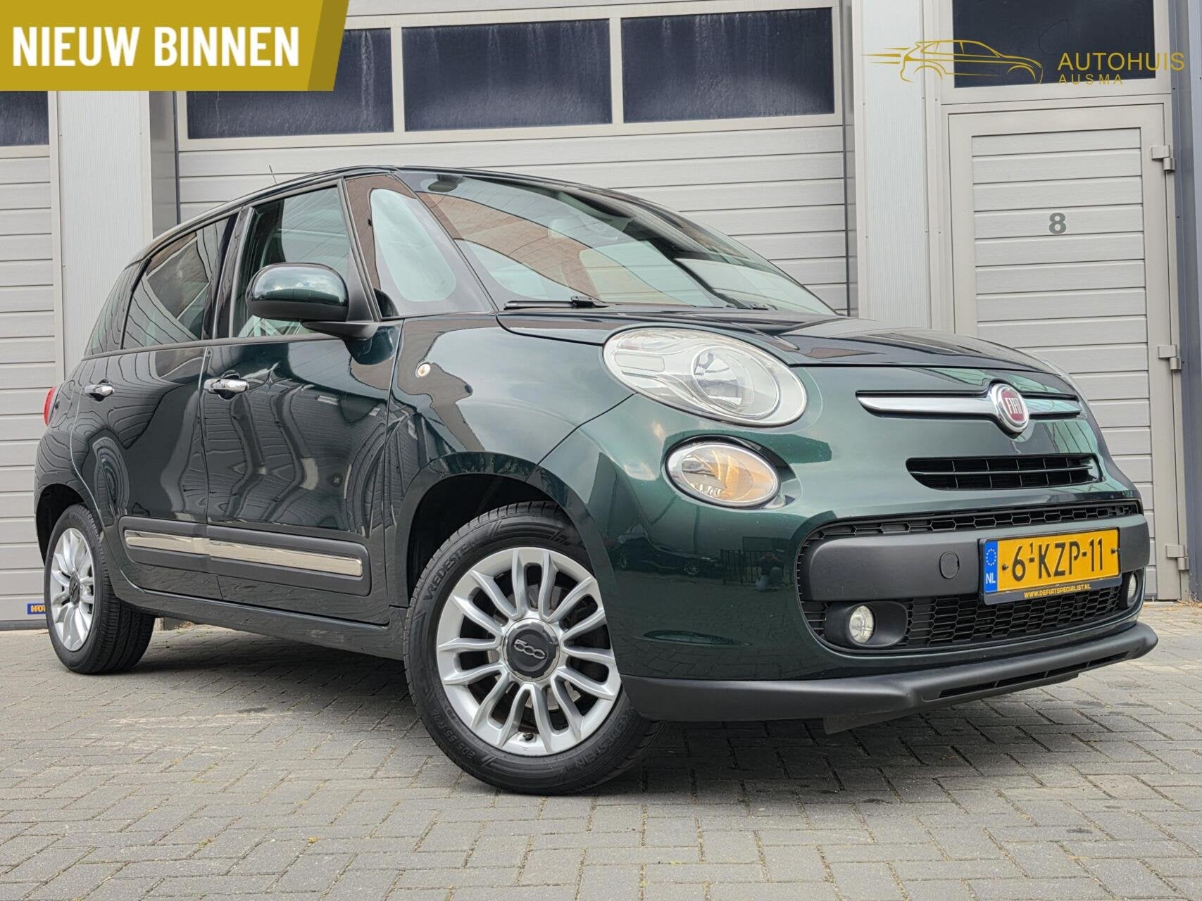 Fiat 500 L 0.9 TwinAir Lounge Dak/Cruise/Leder/Trekhaak/, Auto's, Fiat, Gebruikt, Euro 6, Met garantie (alle), Bedrijf