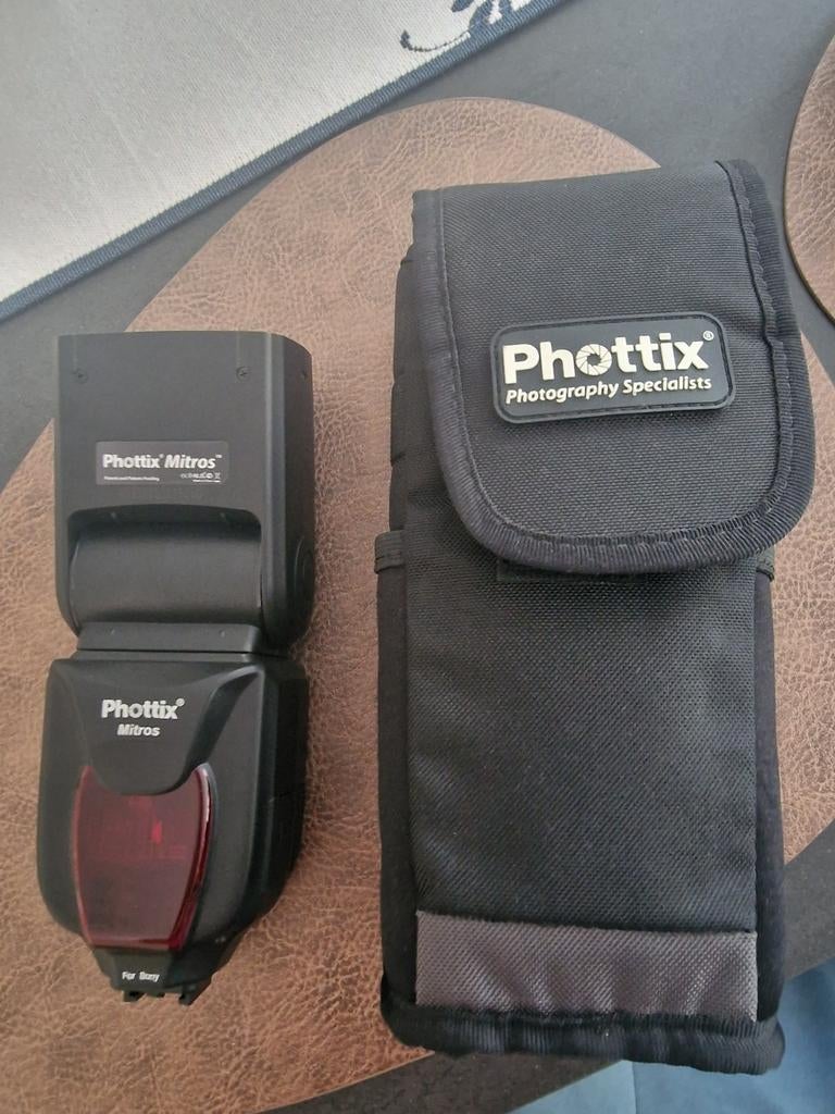 Phottix Mitros flitser met tasje, Ophalen of Verzenden, Zo goed als nieuw, Overige merken